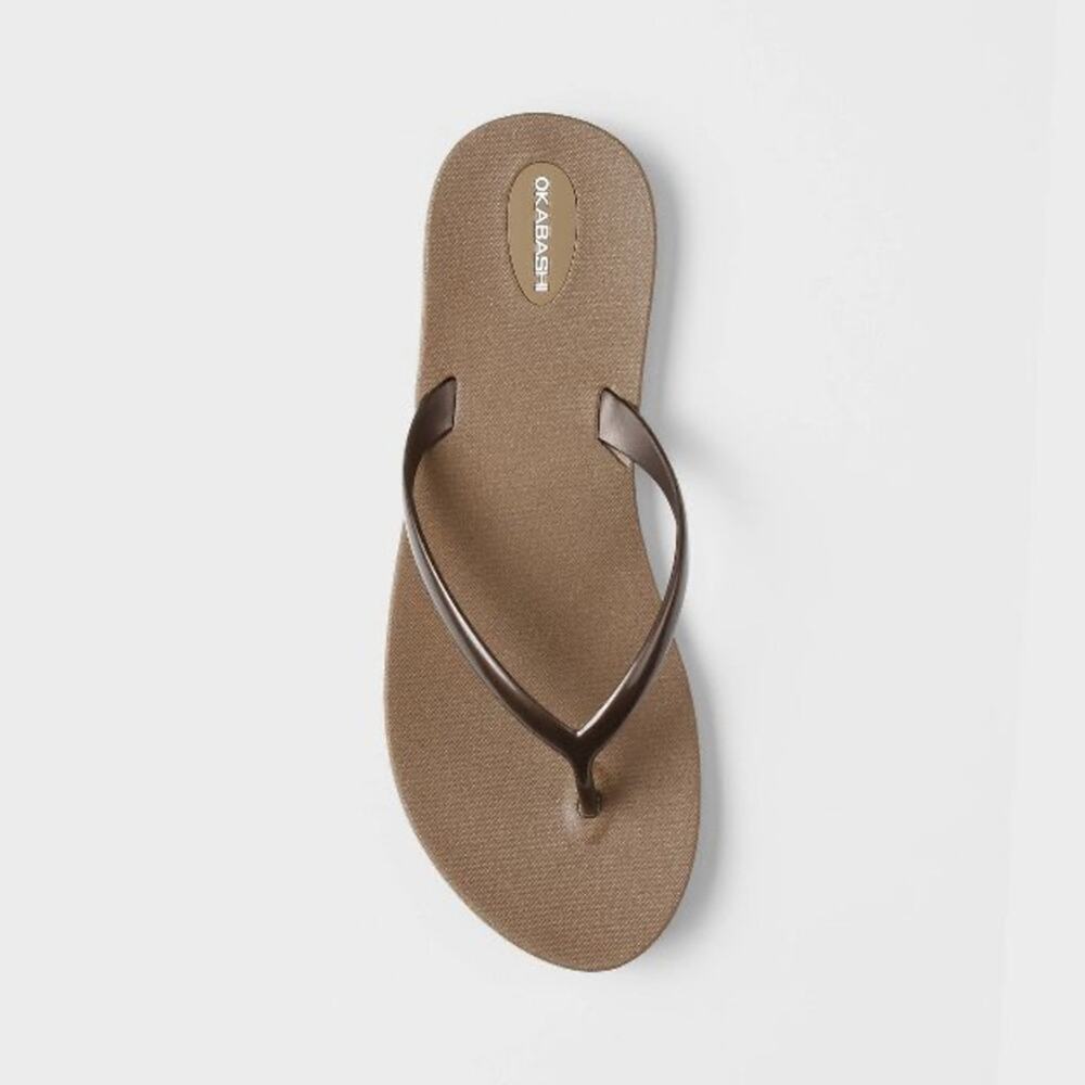 Okabashi sandals Womens Size 6 Shoreline Flip Flop Sandals NWT Sz 6